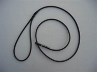 Retrieverline 110 cm sort - 5 mm 